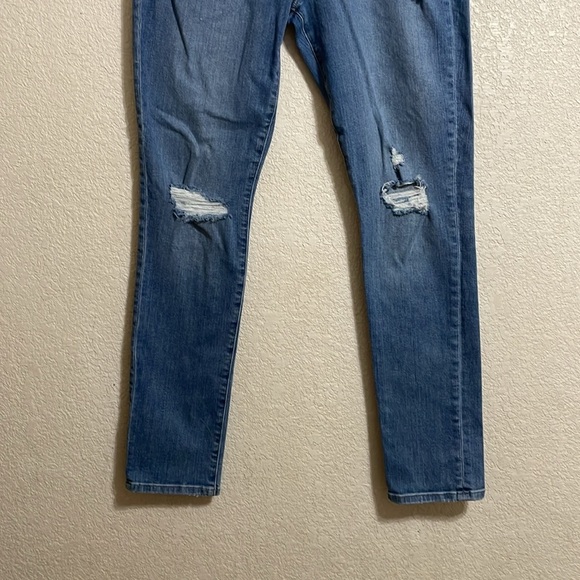 Joe's Jeans Women's Straight Leg Jeans - Distressed Blue - Picture 4 of 10